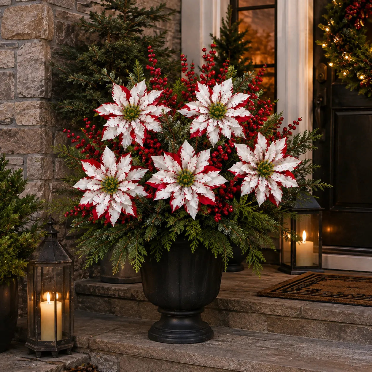 🔥Last Day 49% OFF🌺🎄Christmas Poinsettia Planter Inserts