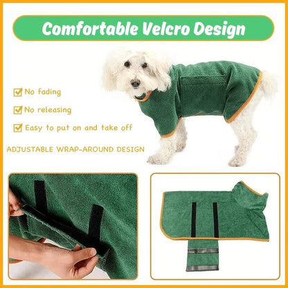 Super Absorbent Dog Drying Robe