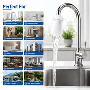 Faucet Filter Cotton Bags(50PCS) - Universal, Splash-Proof Faucet Filter Set