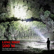 Rechargeable Handheld Spotlight Flashlight