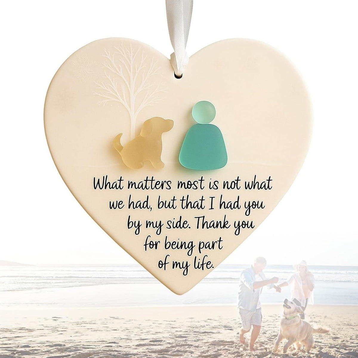 💝Heart-Shaped Sea Glass Friendship Decor🌊✨ Shaped by Nature & Crafted by Hand