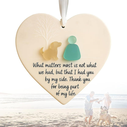 💝Heart-Shaped Sea Glass Friendship Decor🌊✨ Shaped by Nature & Crafted by Hand