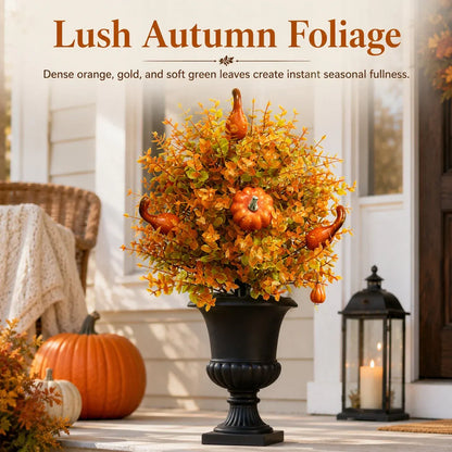 💥Last Day 70% OFF🌼- Artificial Fall Pumpkin Tree Stakes