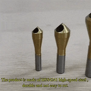 Titanium HSS Countersink Chamfer Drill Set