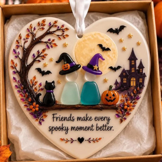 💝Heart-Shaped Sea Glass Friendship Decor🌊✨ Shaped by Nature & Crafted by Hand