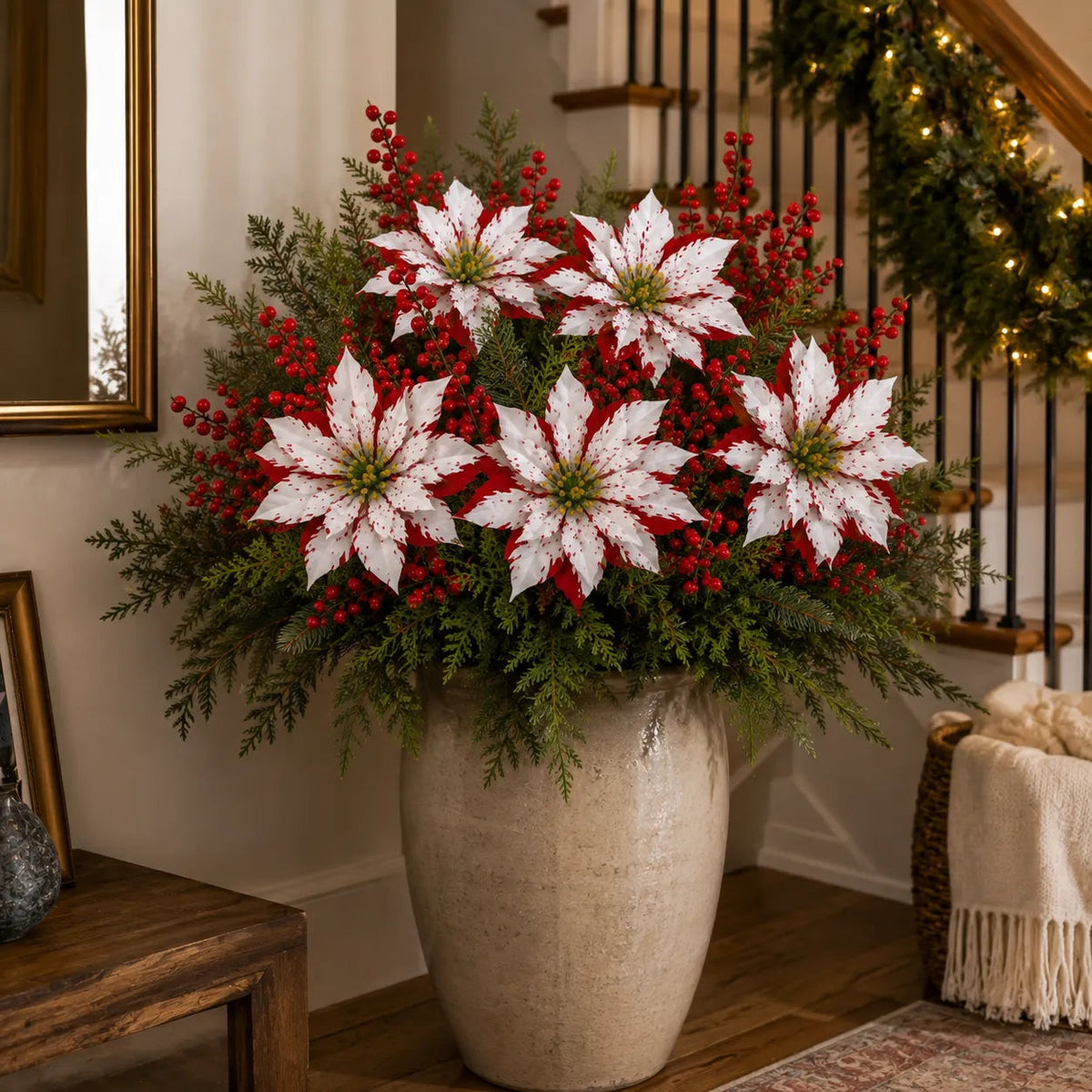 🔥Last Day 49% OFF🌺🎄Christmas Poinsettia Planter Inserts