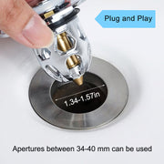 Universal Pop-Up Sink Drain Stopper