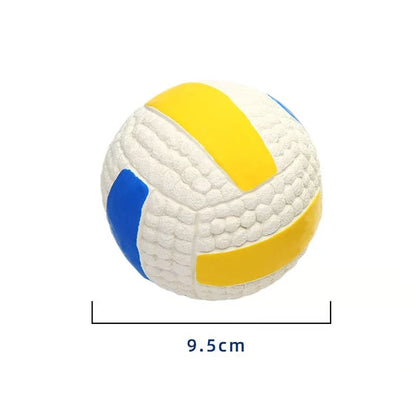Sports Ball Dog Chew & Fetch Toy | Football, Soccer, Volleyball, Baseball