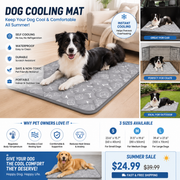 Dog Cooling Mat – Self Cooling Pad for Dogs, Pet Cooling Bed for Summer Heat Relief
