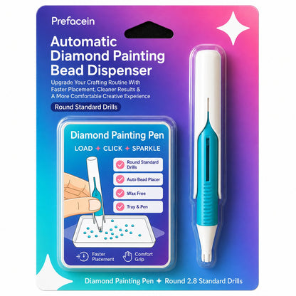🔥Last Day 50% OFF - 💎 Automatic Diamond Painting Bead dispenser