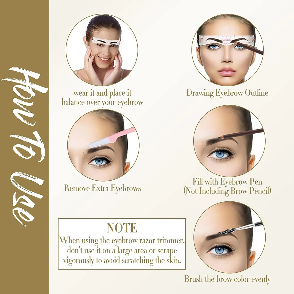 🔥✨Reusable Eyebrow Stencil Shaper Kit (14-pack) $ 15.99   $ 30.75 save 48%