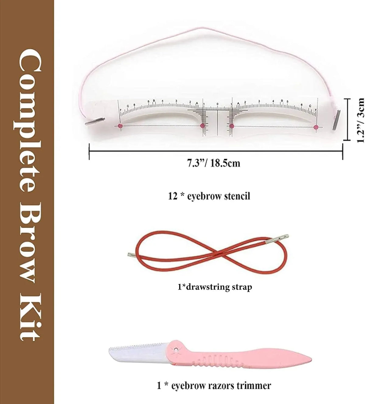 🔥✨Reusable Eyebrow Stencil Shaper Kit (14-pack) $ 15.99   $ 30.75 save 48%