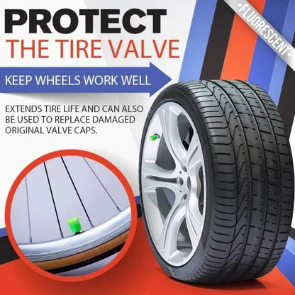 🚗Glow-in-the-Dark Tire Caps 💡