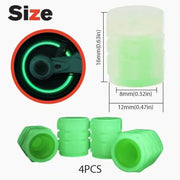 🚗Glow-in-the-Dark Tire Caps 💡