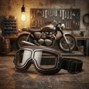 🕶️ OTG Vintage Motorcycle Goggles (Fits Over Glasses)