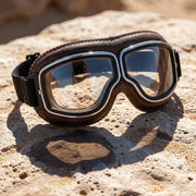 🕶️ OTG Vintage Motorcycle Goggles (Fits Over Glasses)