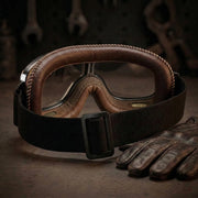 🕶️ OTG Vintage Motorcycle Goggles (Fits Over Glasses)
