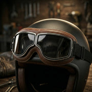 🕶️ OTG Vintage Motorcycle Goggles (Fits Over Glasses)