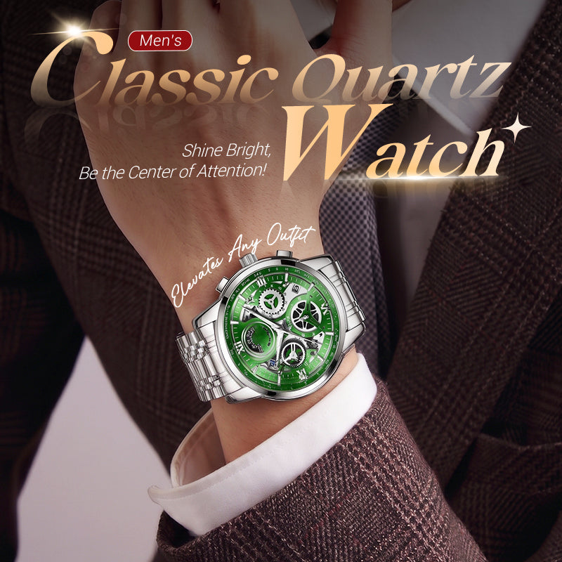 ⌚️LIMITED-TIME 49% OFF!✨Men's Classic QuartzWatch - Durable Band,Timeless Style💗