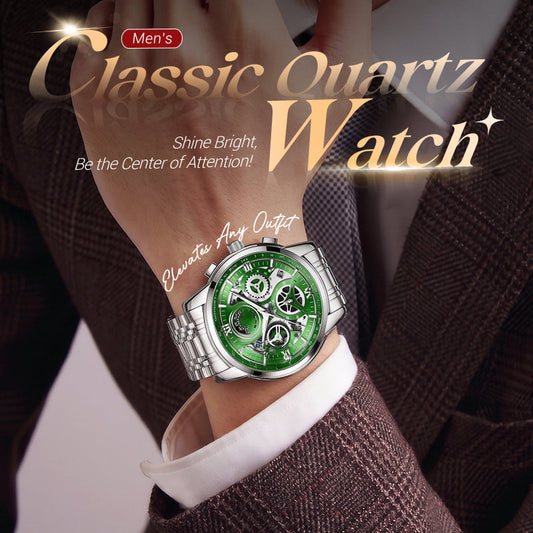 ⌚️LIMITED-TIME 49% OFF!✨Men's Classic QuartzWatch - Durable Band,Timeless Style💗