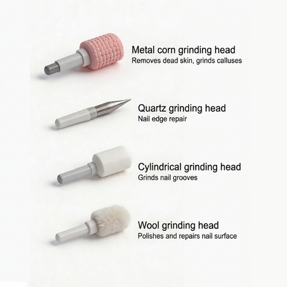😋2026 HOT SALE😋💞 50K+ SOLD!💅✨49%OFF! Professional ElectricNail Polisher - Smoothsthick nails, 99-speeddisplay. Multiple headsfor shaping & buffing.Salon at home! ⭐💎
