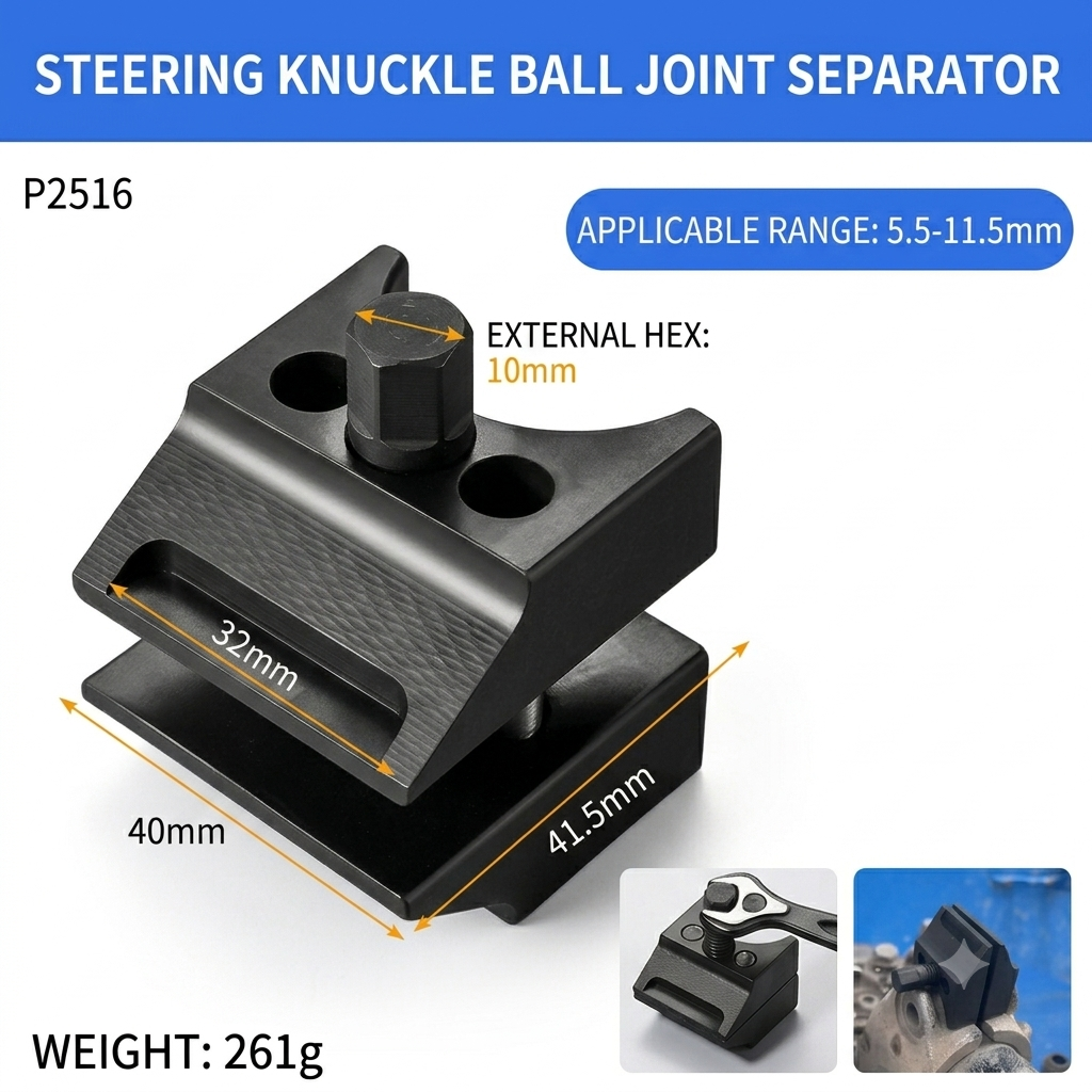 Crown ball head separator