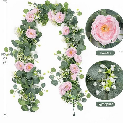 🔥Hot Sale 🌹Artificial Rose Garland Flower Vine