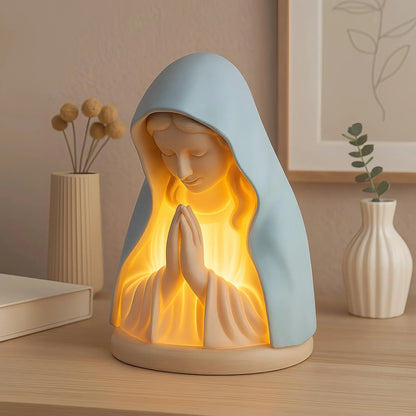 🔥Last Day 60% OFF -🕊️ Catholic Gifts for Women – Handmade Resin Virgin Mary Night Light, A Peaceful Reminder of Faith