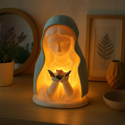 🔥Last Day 60% OFF -🕊️ Catholic Gifts for Women – Handmade Resin Virgin Mary Night Light, A Peaceful Reminder of Faith