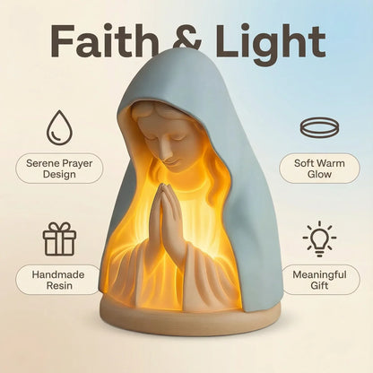 🔥Last Day 60% OFF -🕊️ Catholic Gifts for Women – Handmade Resin Virgin Mary Night Light, A Peaceful Reminder of Faith