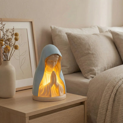 🔥Last Day 60% OFF -🕊️ Catholic Gifts for Women – Handmade Resin Virgin Mary Night Light, A Peaceful Reminder of Faith