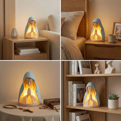 🔥Last Day 60% OFF -🕊️ Catholic Gifts for Women – Handmade Resin Virgin Mary Night Light, A Peaceful Reminder of Faith