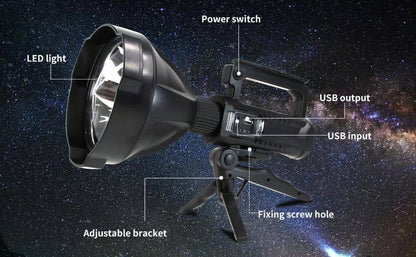 Rechargeable Handheld Spotlight Flashlight