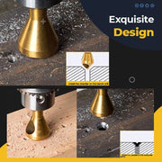 Titanium HSS Countersink Chamfer Drill Set