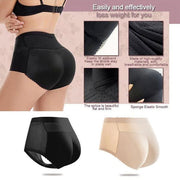 Women's Padded Butt Lift Panties | Seamless Tummy Control