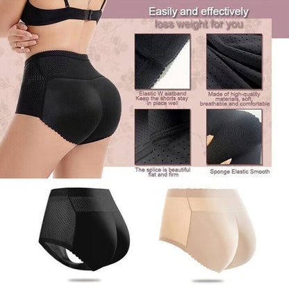 Women's Padded Butt Lift Panties | Seamless Tummy Control