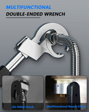 Multifunctional Double-Ended Wrench Tool