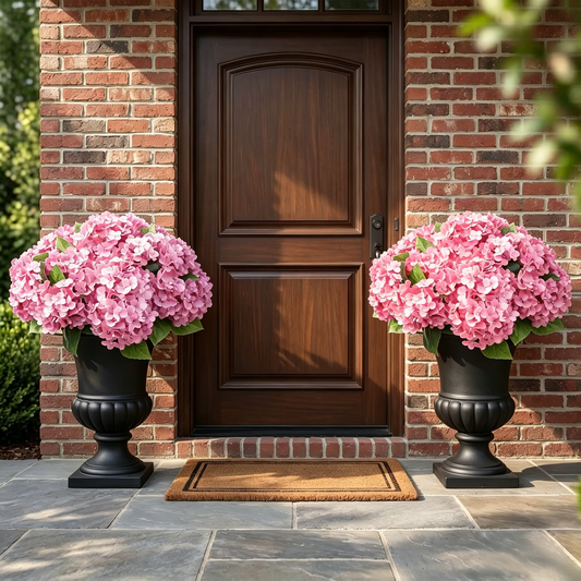 💥Last Day 69% OFF🌼- Artificial Outdoor Hydrangea Flowers - UV resistant, Waterproof, Windproof