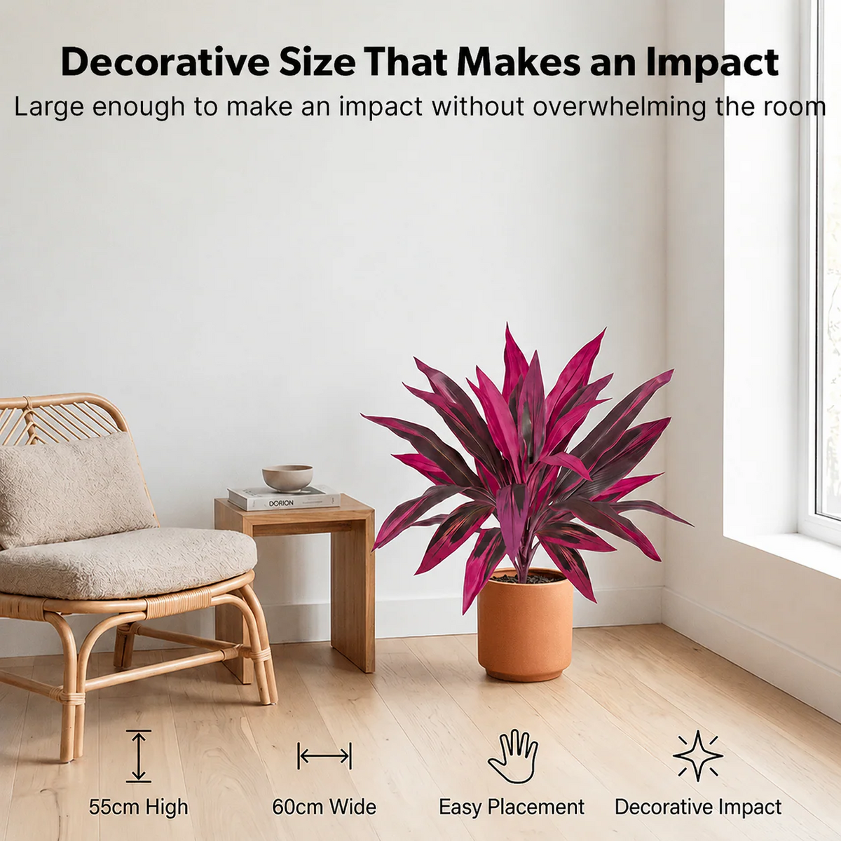 🔥Last Day 70% OFF🔥Large Realistic Artificial  Dragon's Blood Tree Plants