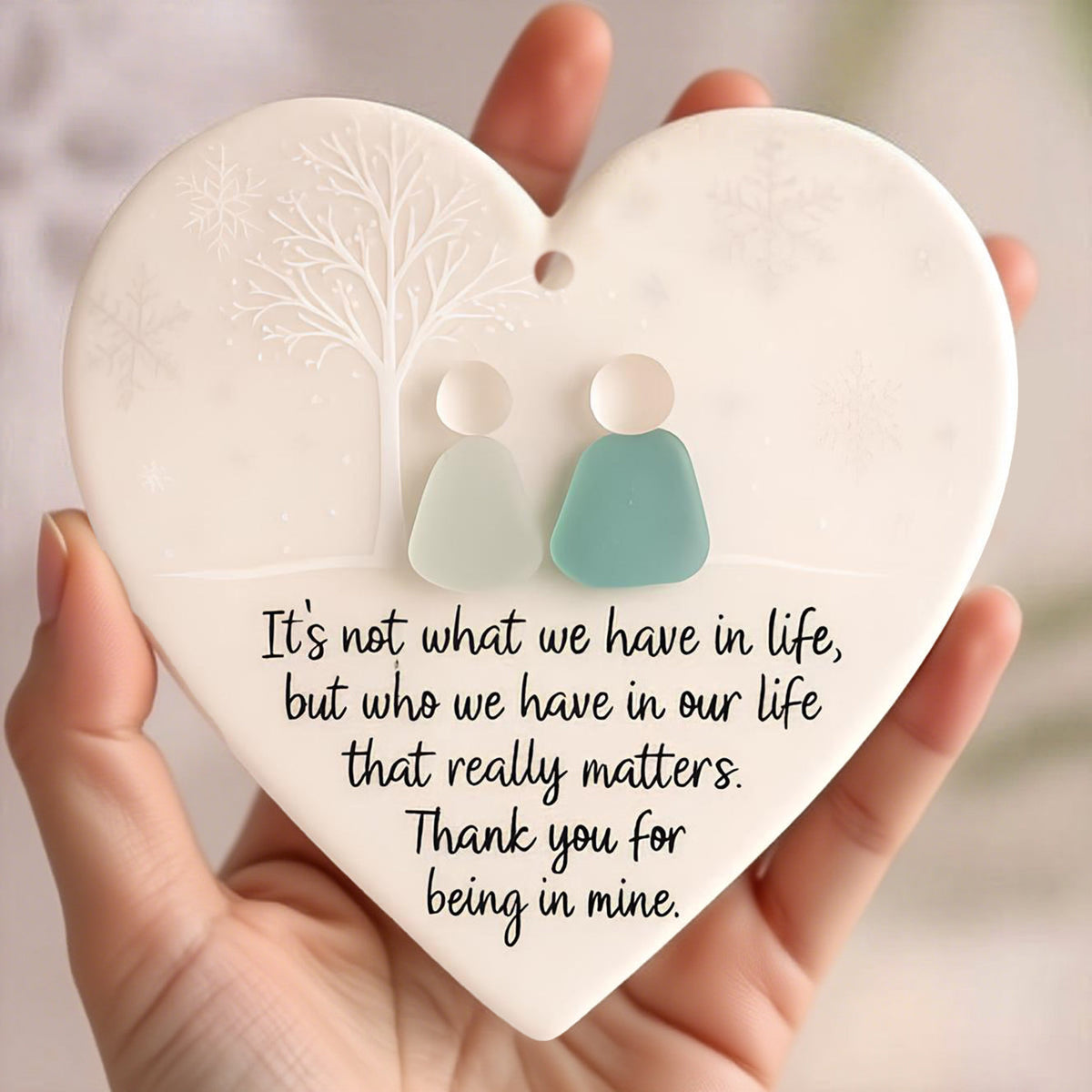 💝Heart-Shaped Sea Glass Friendship Decor🌊✨ Shaped by Nature & Crafted by Hand