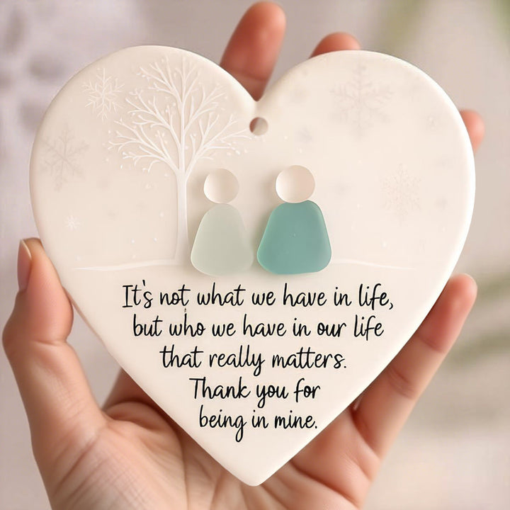 💝Heart-Shaped Sea Glass Friendship Decor🌊✨ Shaped by Nature & Crafted by Hand